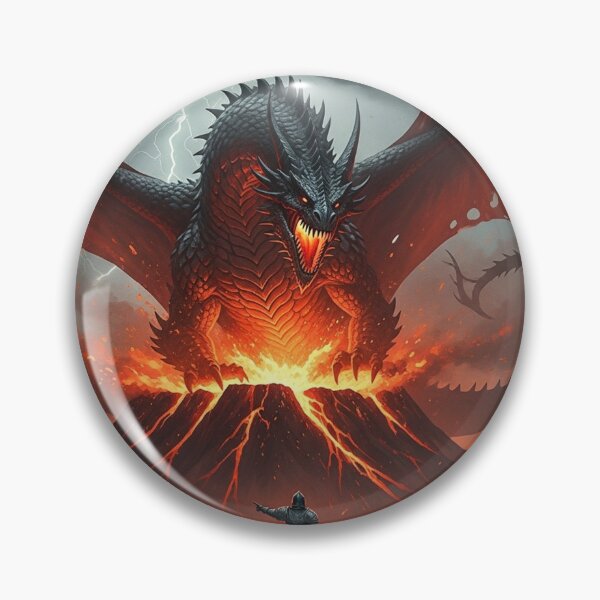 Item preview, volcanic dragon designed and sold by Losancestros.