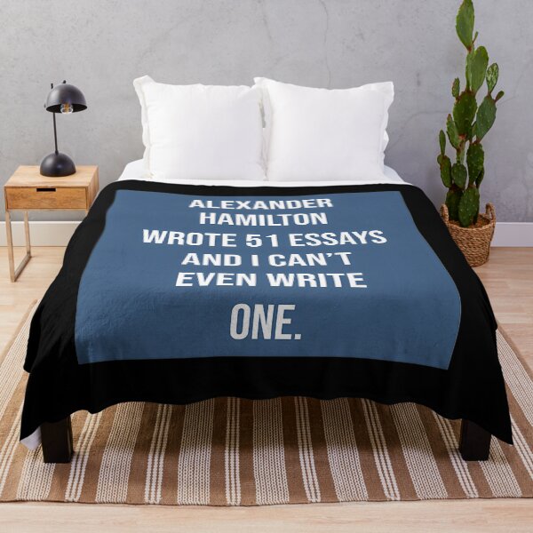 Item preview, Alexander Wrote 51 Essays And I Cant Even Write One In Blue designed and sold by MD. RAMJAN ALI.
