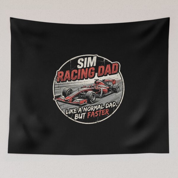 Item preview, Sim Racing Dad Like A Normal Dad But Faster Formula Car designed and sold by Fenay Designs.
