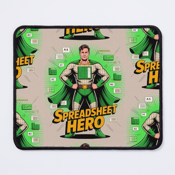 Item preview, Spreadsheet superhero designed and sold by Agu210.