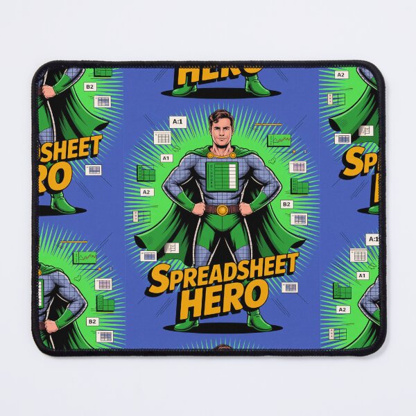 Item preview, Spreadsheet superhero designed and sold by Agu210.