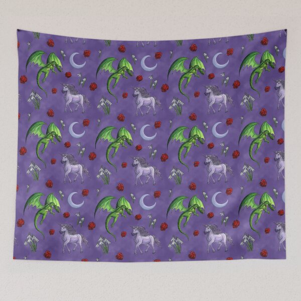 Item preview, Dragon and Unicorn Spirit Animals designed and sold by Victoria Thorpe.