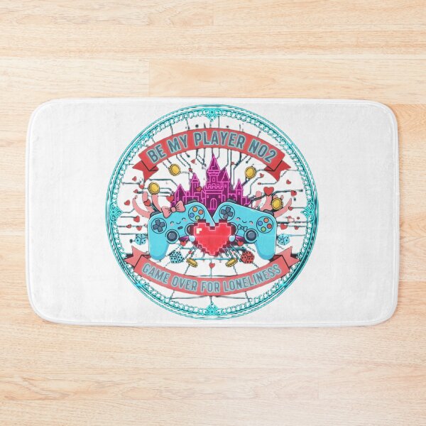 Item preview, Be My Player Two – Game Over for Loneliness | Cute Gaming Love Design designed and sold by Fun-and-joy.