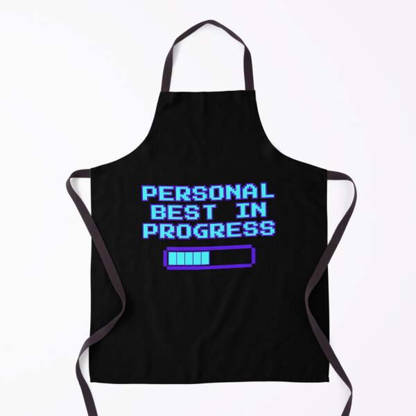 Item preview, Personal Best in Progress – Retro Gaming Progress Bar Design designed and sold by PHRASEandSTYLE.