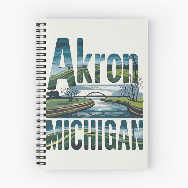 Item preview, Akron, Michigan, Akron MI, Akron Michigan designed and sold by MoMidoStore.