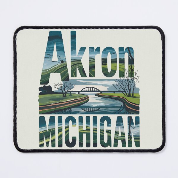 Item preview, Akron, Michigan, Akron MI, Akron Michigan designed and sold by MoMidoStore.
