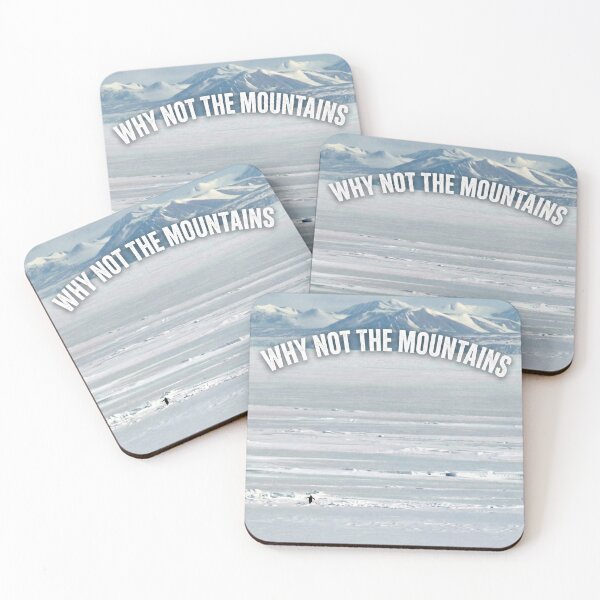 Item preview, Nihilist Penguin Why Not The Mountains designed and sold by Flying Doggo.