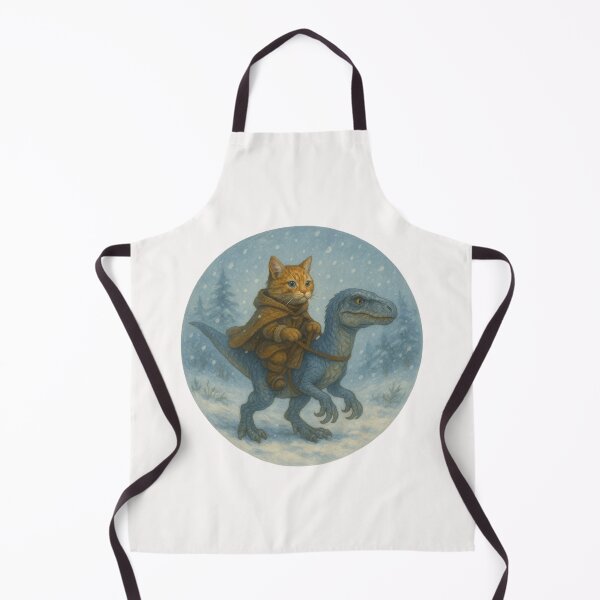 Aperçu de l'œuvre Motif de chat chevauchant un rapace créée et vendue par Planetporridge.