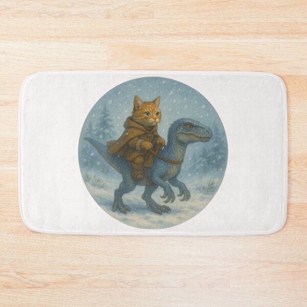 Item preview, Cat Riding A Raptor Design designed and sold by Planetporridge.