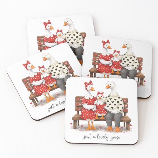 Item preview, Just a Lovely Goose / Valentines Day designed and sold by PRfoxy.