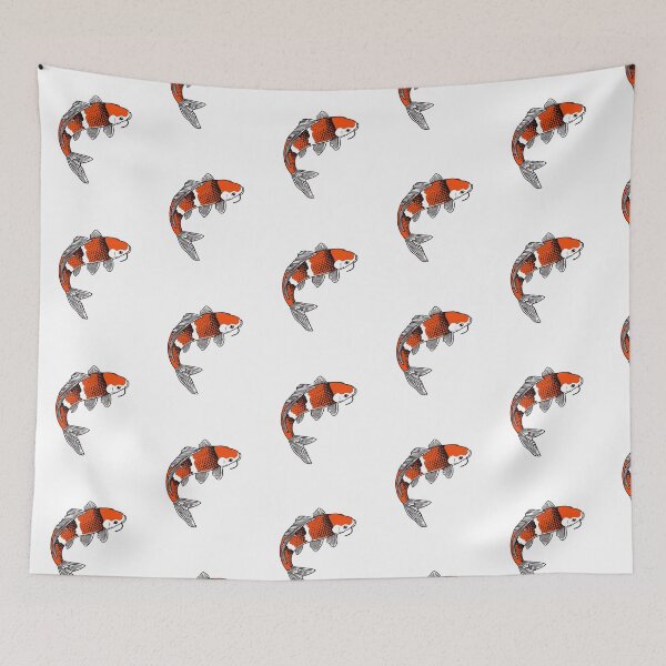 Item preview, Cute Red & Gold koi fish  designed and sold by SOUFIANE1991.