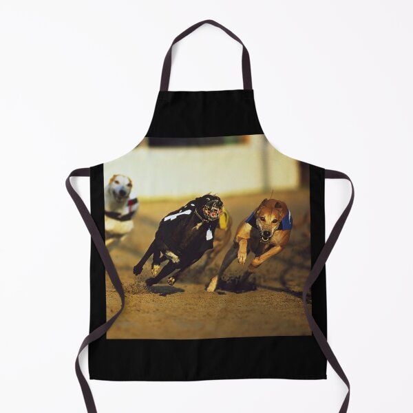 Item preview, Vintage Dog Racing Photo | Retro Greyhound Racing Art | Classic Canine Decor designed and sold by Otaku Style.