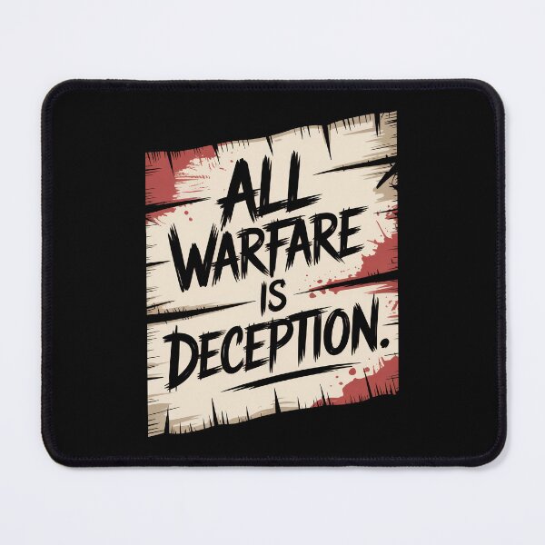 Item preview, All Warfare Is Deception - Brush Quote Design designed and sold by Enea Kelo.