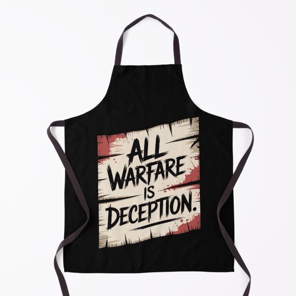 Item preview, All Warfare Is Deception - Brush Quote Design designed and sold by Enea Kelo.