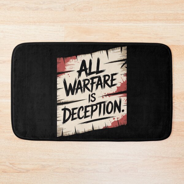 Item preview, All Warfare Is Deception - Brush Quote Design designed and sold by Enea Kelo.