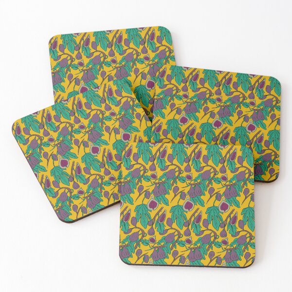 Item preview, Mediterranean Fig Garden - Golden Summer Sun Fruit Pattern designed and sold by hanafannana.