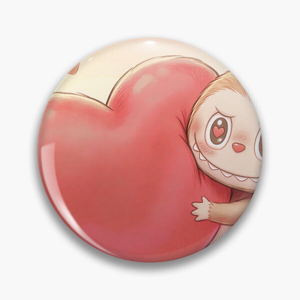 Item preview, Labubu love heart Valentine's day designed and sold by Planet Utoppia.