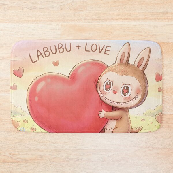 Item preview, Labubu love heart Valentine's day designed and sold by Planet Utoppia.