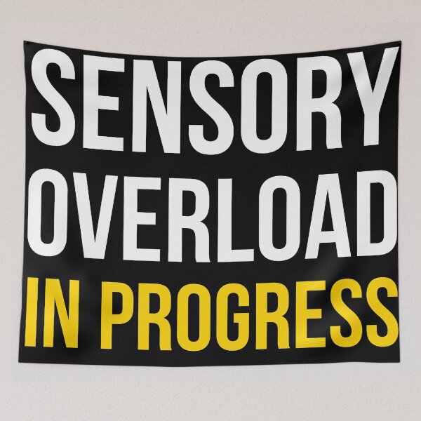Item preview, Sensory Overload in Progress – Overstimulated Introvert Shirt designed and sold by MORIANZPOD.
