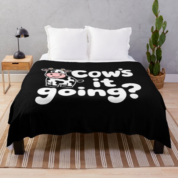Item preview, Cow's It Going! Cute Cow Puns designed and sold by PMCreative.