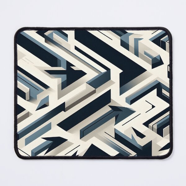 Item preview, Futuristic Arrow Maze Pattern designed and sold by Chic_Clip_Craft.