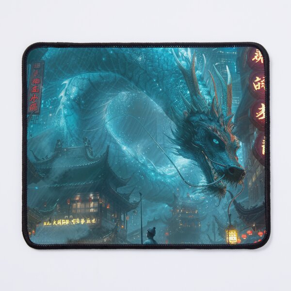 Item preview, Neon Serpent — Dragon Artwork designed and sold by QuantumDrift.