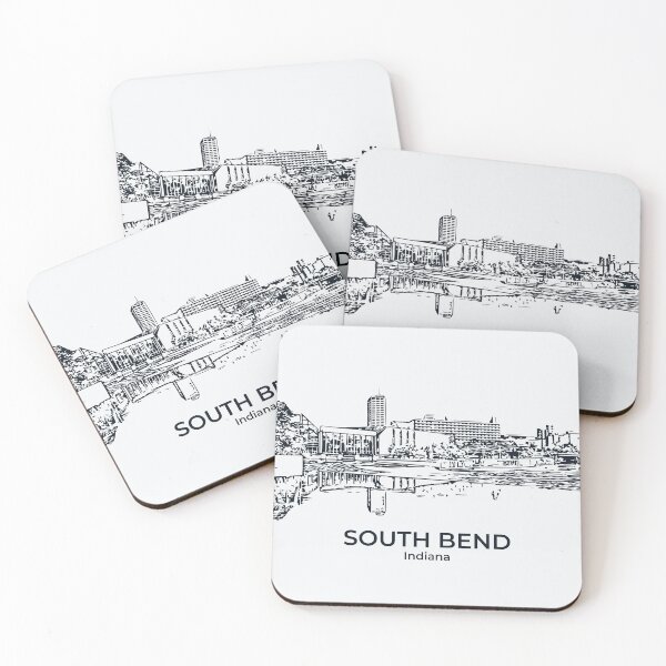 Item preview, South Bend - Indiana designed and sold by Lakeric Cityscapes.