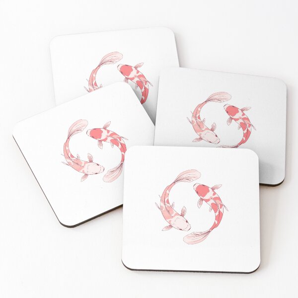 Item preview, Cute Pink koi fish  designed and sold by SOUFIANE1991.