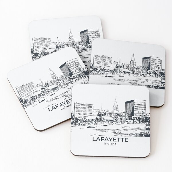 Item preview, Lafayette - Indiana designed and sold by Lakeric Cityscapes.