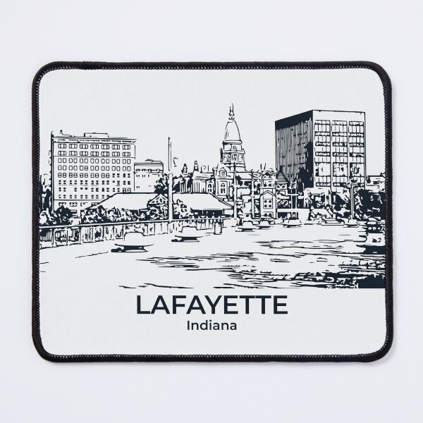 Item preview, Lafayette - Indiana designed and sold by Lakeric Cityscapes.