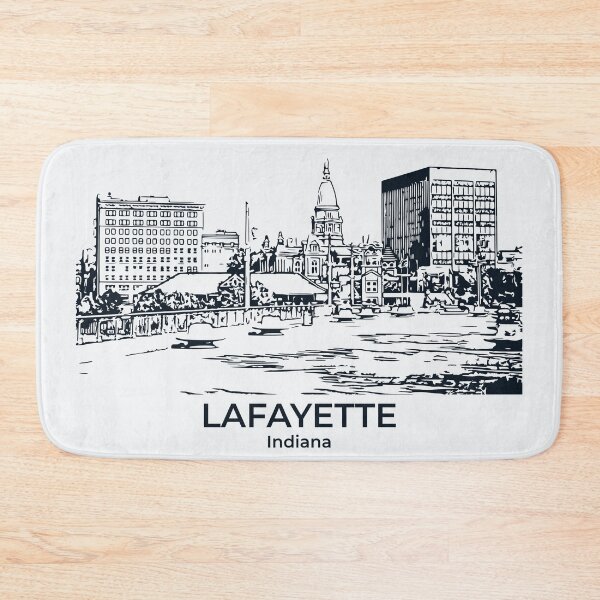 Item preview, Lafayette - Indiana designed and sold by Lakeric Cityscapes.