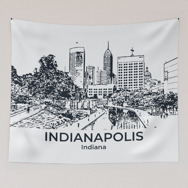 Item preview, Indianapolis - Indiana designed and sold by Lakeric Cityscapes.