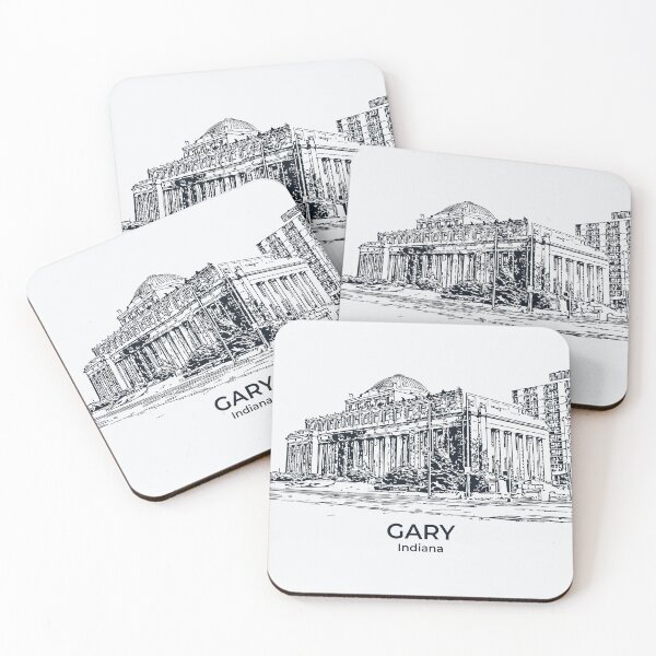 Artikelvorschau, Gary - Indiana entworfen und verkauft von Lakeric Cityscapes.