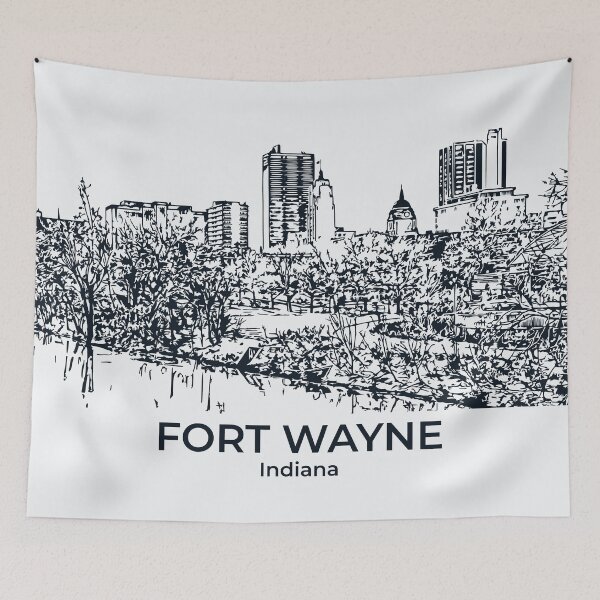 Item preview, Fort Wayne - Indiana designed and sold by Lakeric Cityscapes.