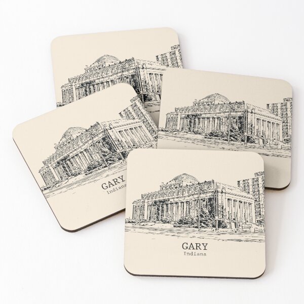 Artikelvorschau, Gary - Indiana entworfen und verkauft von Lakeric Cityscapes.