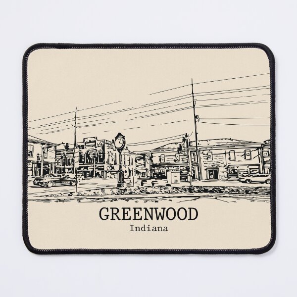 Item preview, Greenwood - Indiana designed and sold by Lakeric Cityscapes.