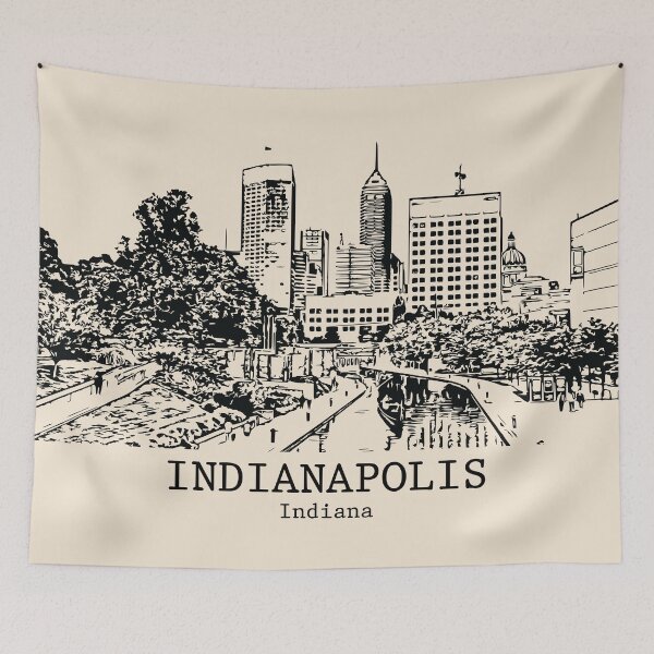 Item preview, Indianapolis - Indiana designed and sold by Lakeric Cityscapes.