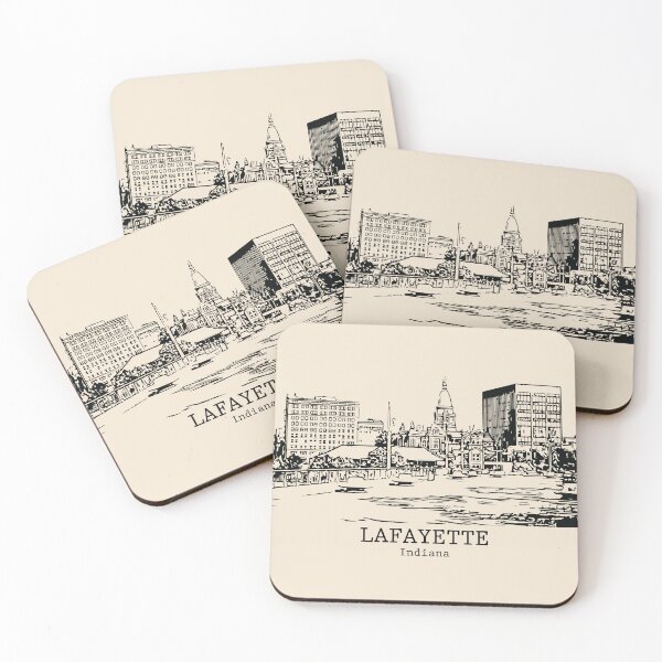 Item preview, Lafayette - Indiana designed and sold by Lakeric Cityscapes.