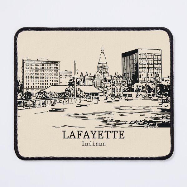 Item preview, Lafayette - Indiana designed and sold by Lakeric Cityscapes.