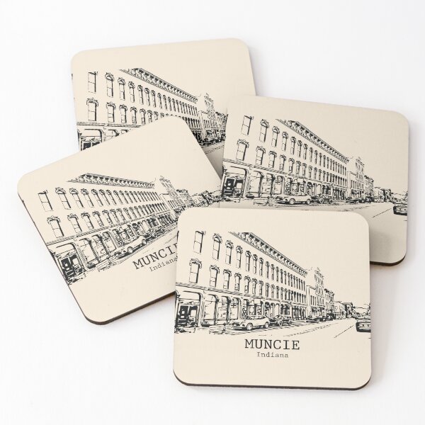 Item preview, Muncie - Indiana designed and sold by Lakeric Cityscapes.