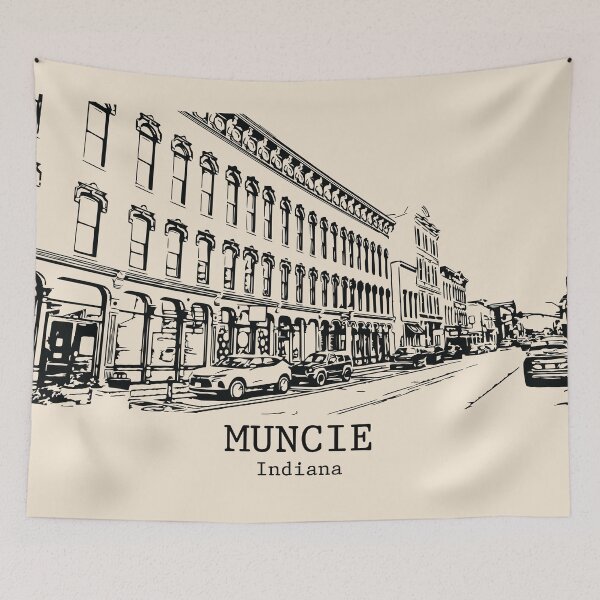 Item preview, Muncie - Indiana designed and sold by Lakeric Cityscapes.