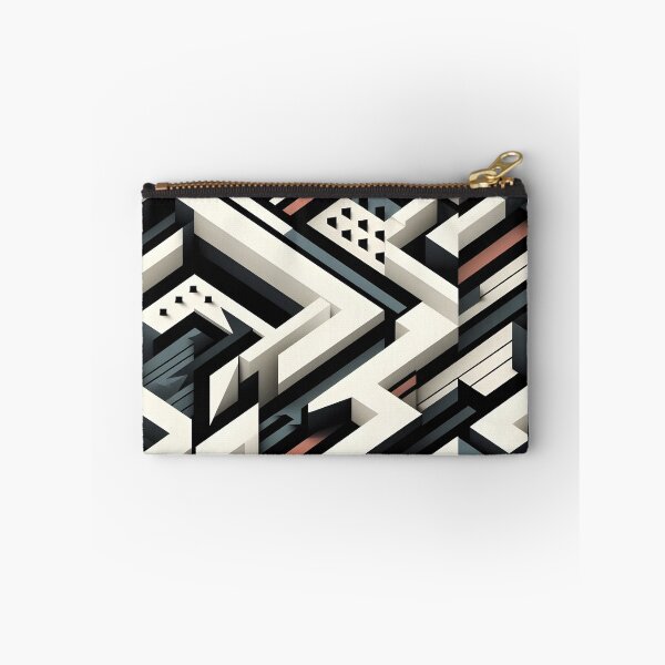 Item preview, Retro-Futurist Block Maze Design designed and sold by Chic_Clip_Craft.