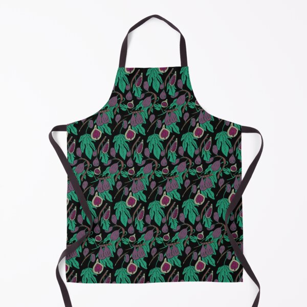 Item preview, Mediterranean Fig Garden - Midnight Orchard Botanical Pattern designed and sold by hanafannana.