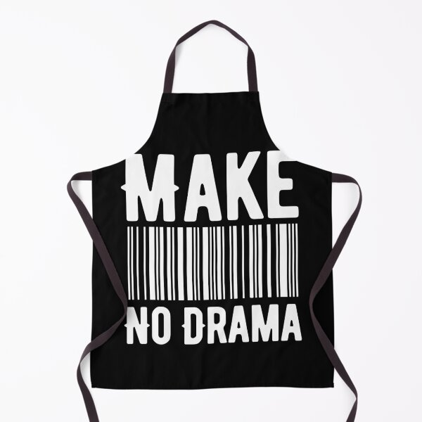 Item preview, Make No Drama - Urban Barcode Streetwear Typography designed and sold by birleşik zevkler.