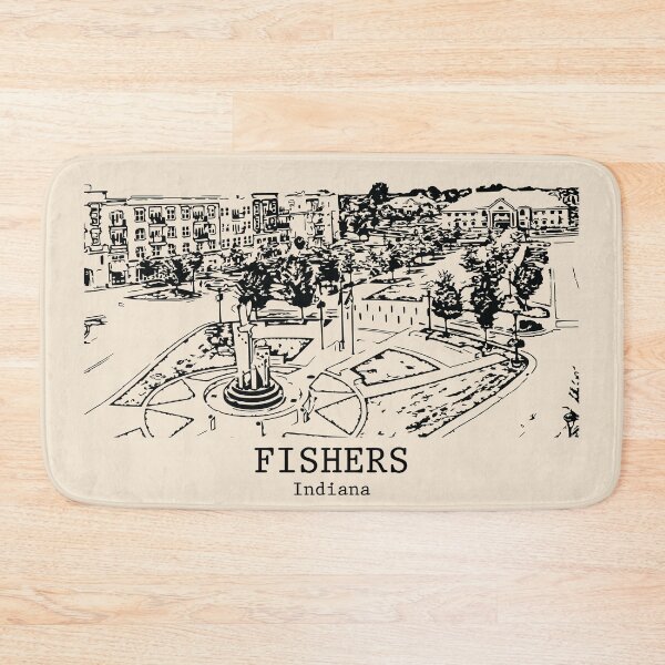 Item preview, Fishers - Indiana designed and sold by Lakeric Cityscapes.