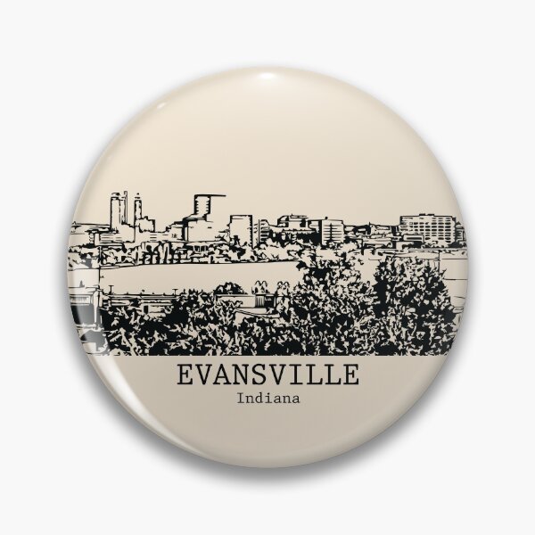 Item preview, Evansville - Indiana designed and sold by Lakeric Cityscapes.