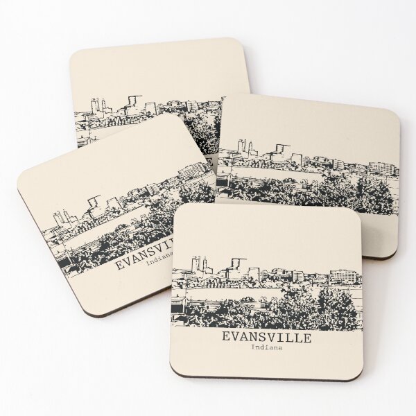 Item preview, Evansville - Indiana designed and sold by Lakeric Cityscapes.