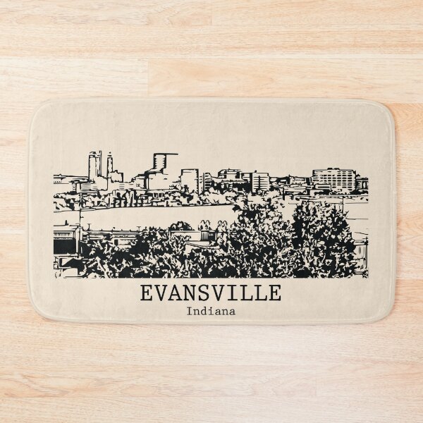 Item preview, Evansville - Indiana designed and sold by Lakeric Cityscapes.