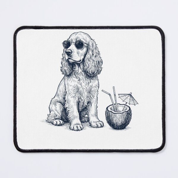 Item preview, Cocker Spaniel Vacation Dog Lover Gift designed and sold by DoodleTortle.