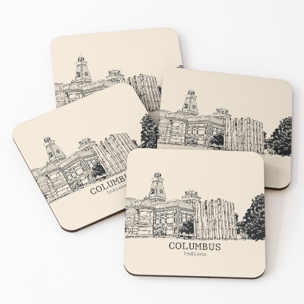 Item preview, Columbus - Indiana designed and sold by Lakeric Cityscapes.